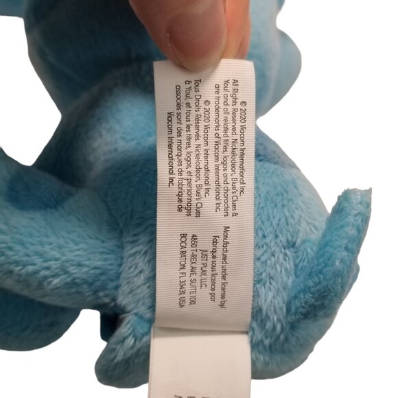 Barking Blue's Clues & You Puppy Dog 7" Nickelodeon Sitting Plush Stuffed Animal - Picture 11 of 15